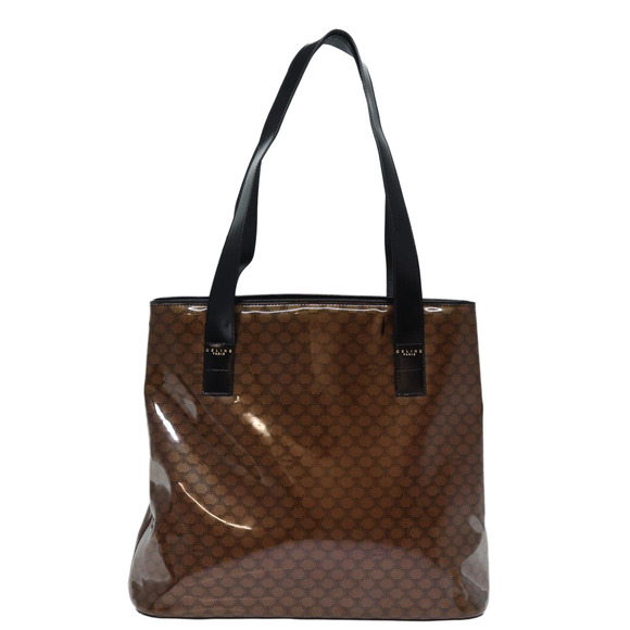 CELINE Macadam Canvas Tote Bag Brown Auth bs14321 - Picture 13 of 16